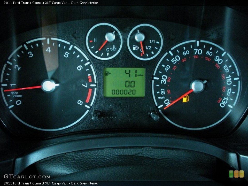 Dark Grey Interior Gauges for the 2011 Ford Transit Connect XLT Cargo Van #50587580