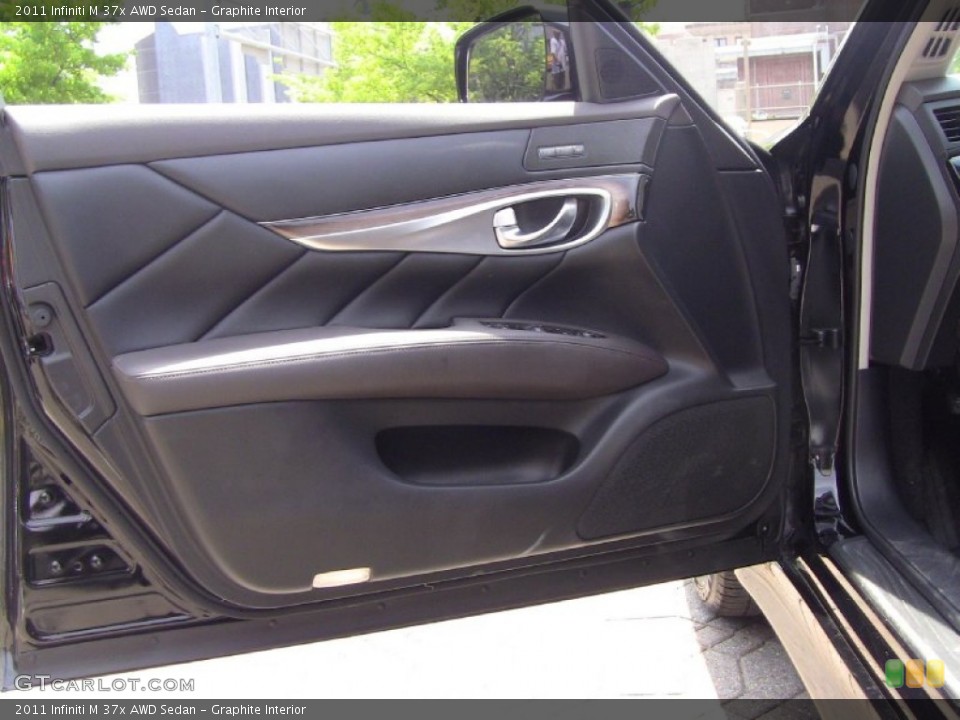 Graphite Interior Door Panel for the 2011 Infiniti M 37x AWD Sedan #50590283