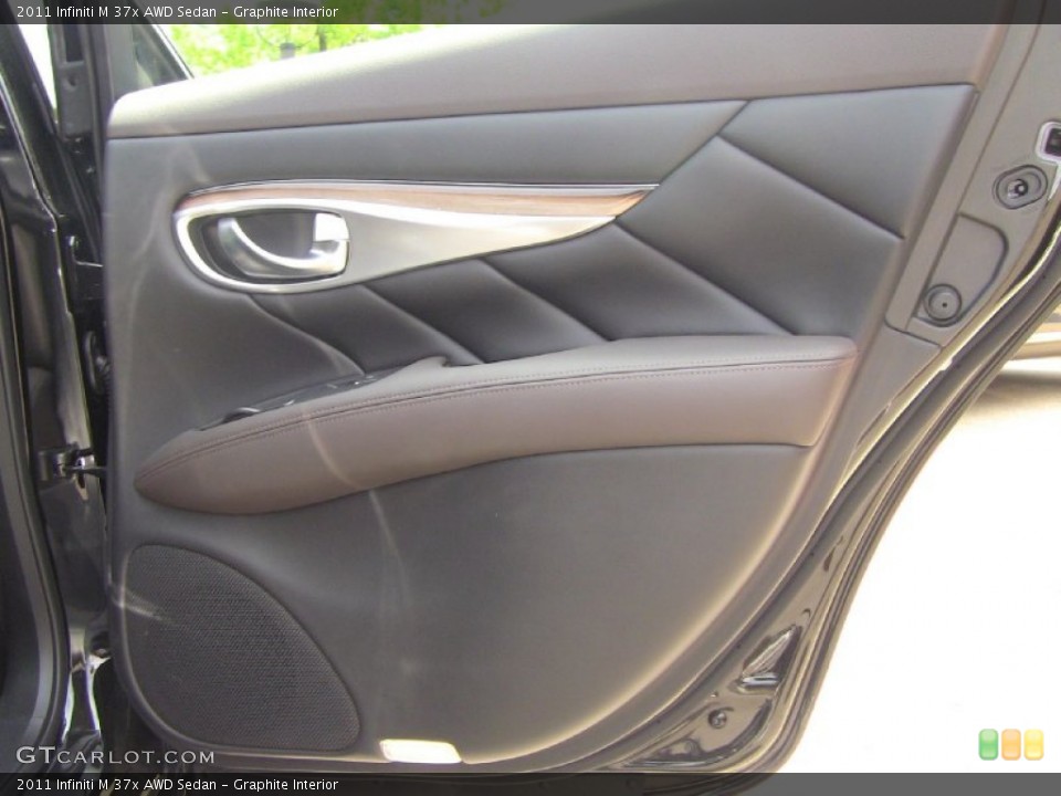 Graphite Interior Door Panel for the 2011 Infiniti M 37x AWD Sedan #50590376