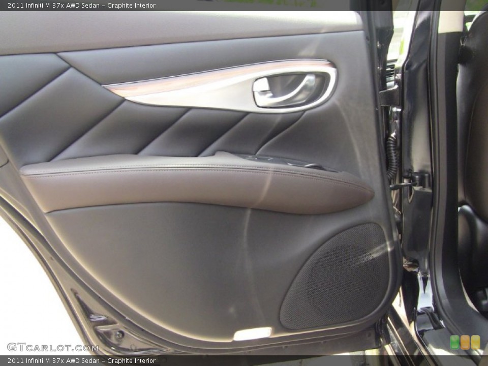 Graphite Interior Door Panel for the 2011 Infiniti M 37x AWD Sedan #50590403