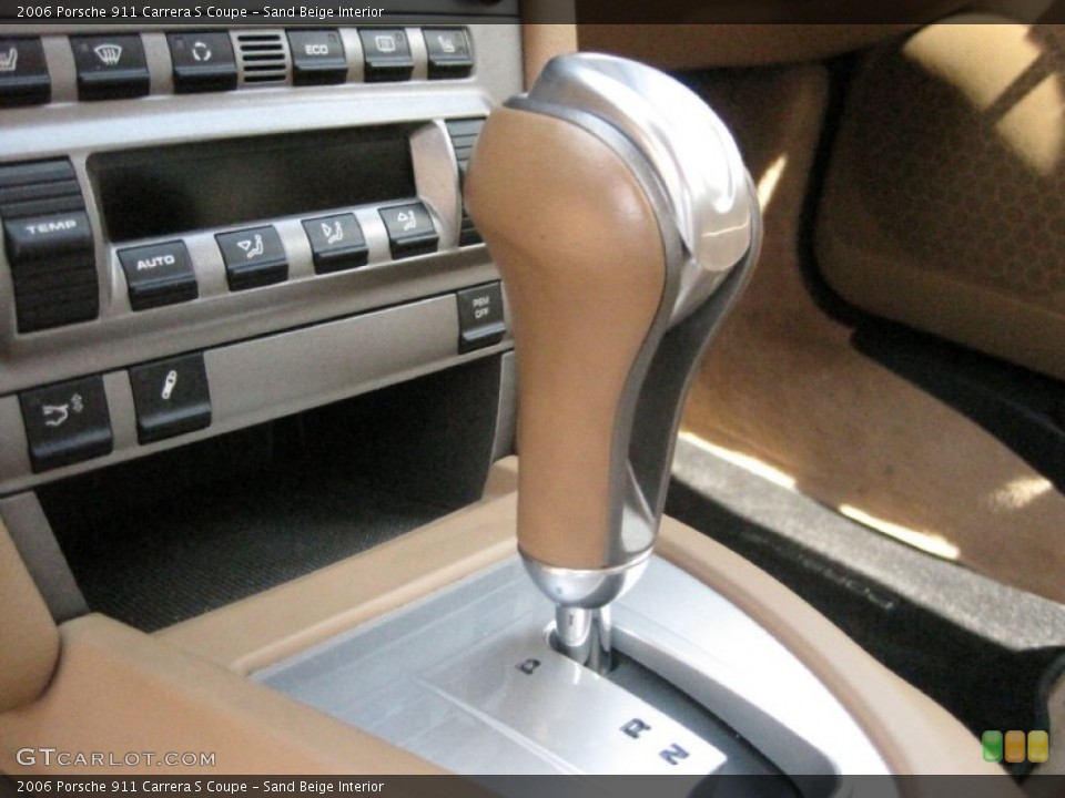 Sand Beige Interior Transmission for the 2006 Porsche 911 Carrera S Coupe #50591354