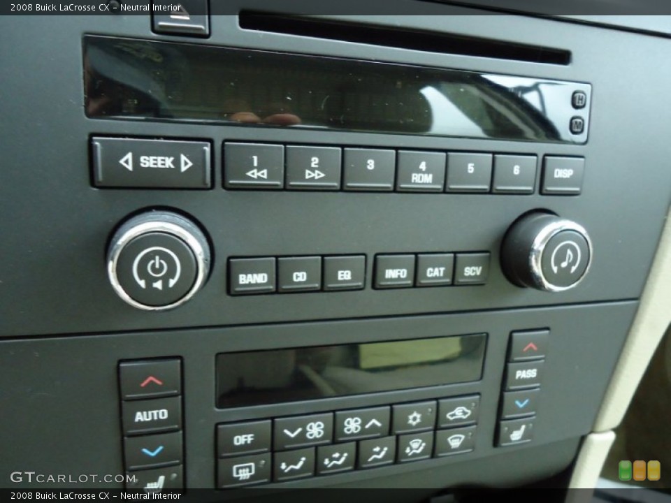 Neutral Interior Controls for the 2008 Buick LaCrosse CX #50591402