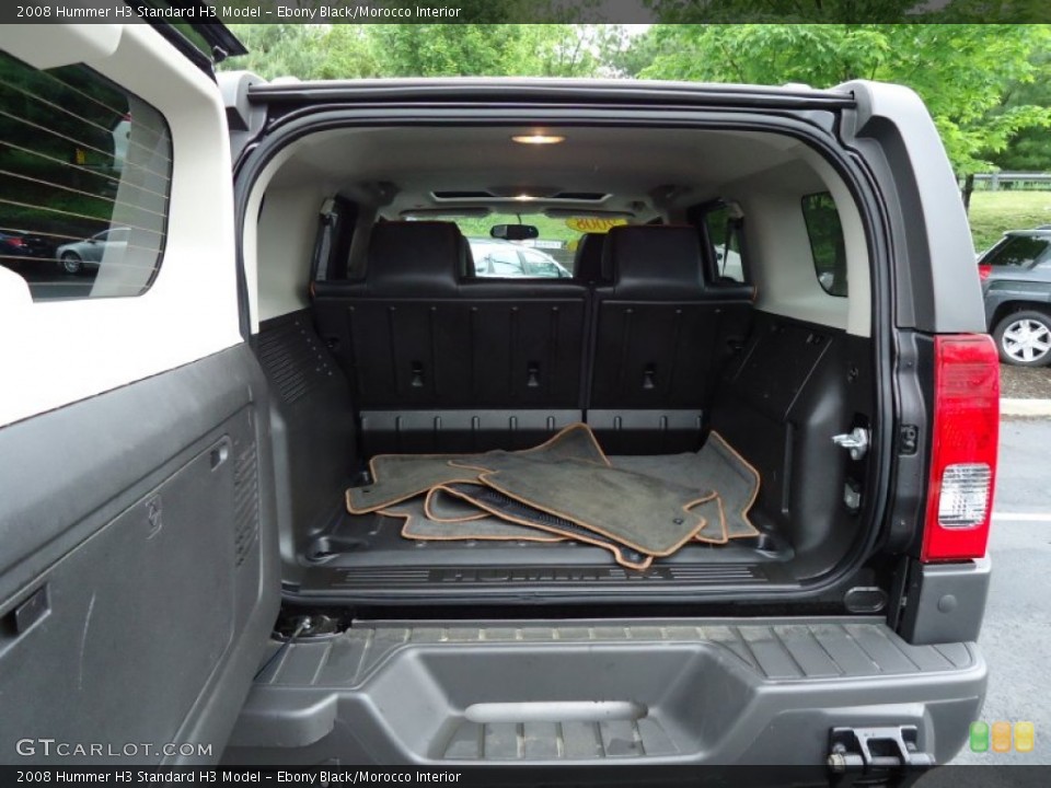 Ebony Black/Morocco Interior Trunk for the 2008 Hummer H3  #50592008