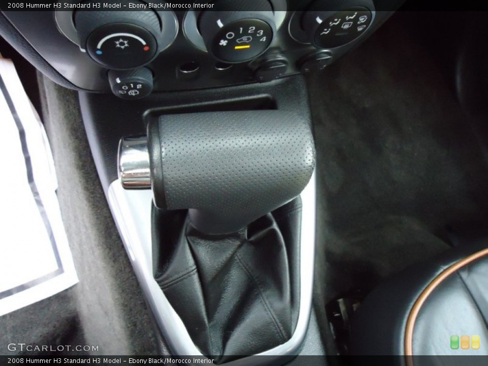 Ebony Black/Morocco Interior Transmission for the 2008 Hummer H3  #50592068