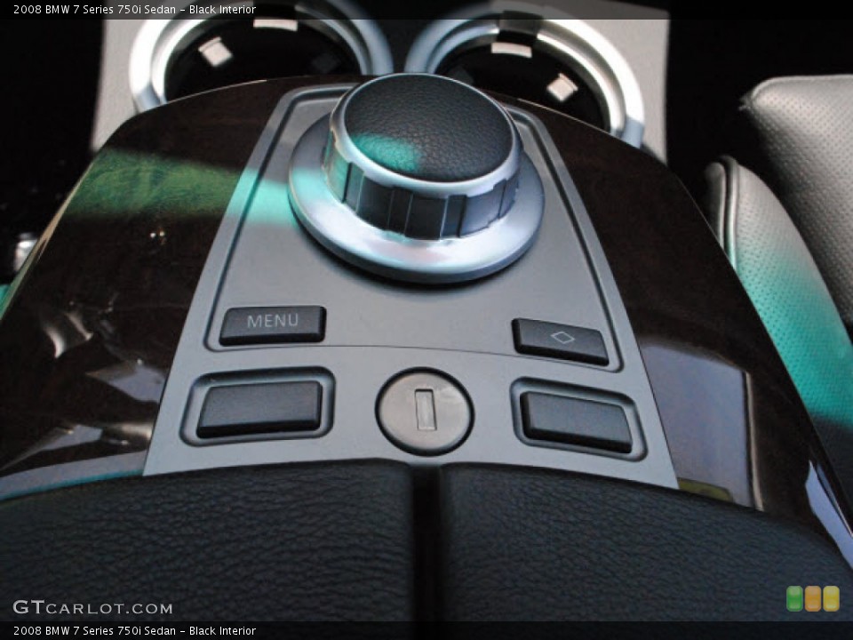 Black Interior Controls for the 2008 BMW 7 Series 750i Sedan #50592380