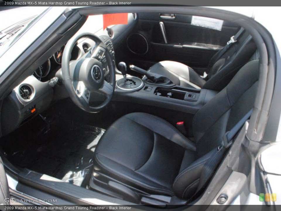 Black Interior Photo for the 2009 Mazda MX-5 Miata Hardtop Grand Touring Roadster #50594891