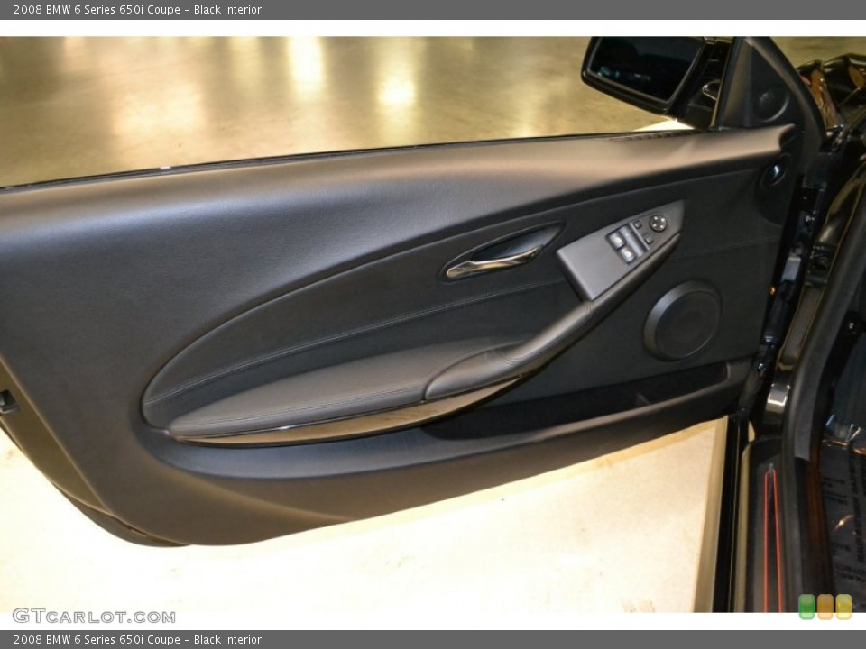 Black Interior Door Panel for the 2008 BMW 6 Series 650i Coupe #50596162