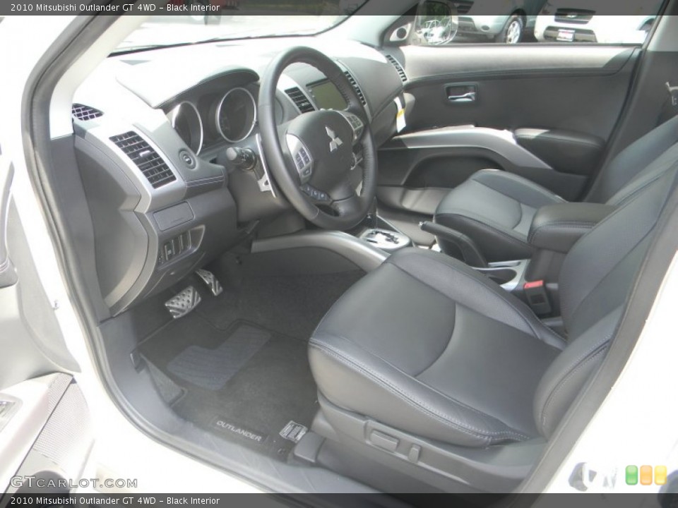 Black Interior Photo for the 2010 Mitsubishi Outlander GT 4WD #50599877