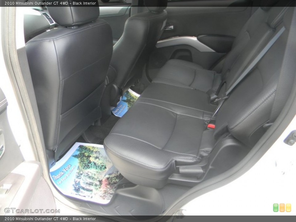 Black Interior Photo for the 2010 Mitsubishi Outlander GT 4WD #50599883