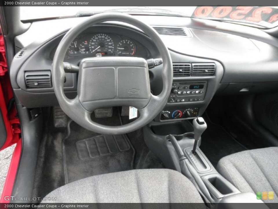 Graphite Interior Dashboard for the 2000 Chevrolet Cavalier Coupe #50600297