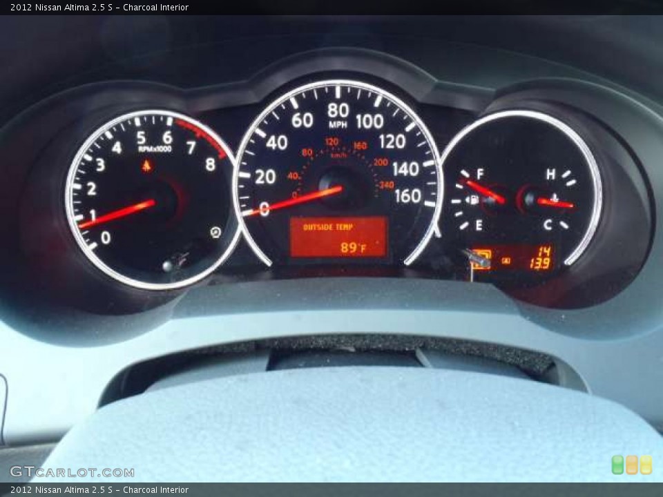 Charcoal Interior Gauges for the 2012 Nissan Altima 2.5 S #50601783