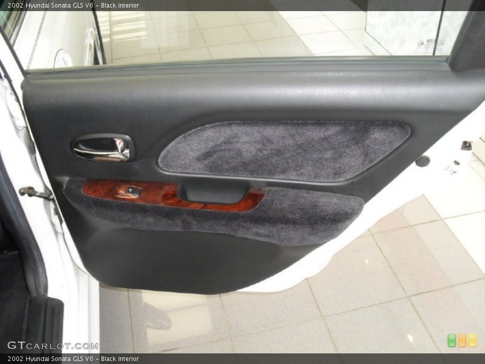 Black Interior Door Panel for the 2002 Hyundai Sonata GLS V6 #50602038
