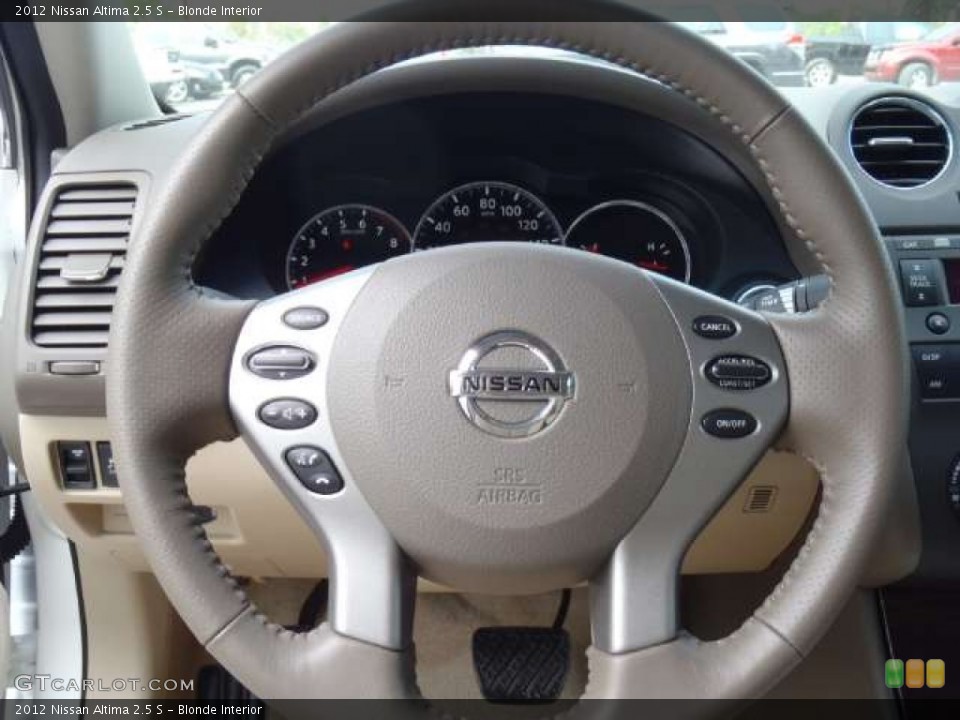 Blonde Interior Steering Wheel for the 2012 Nissan Altima 2.5 S #50602161