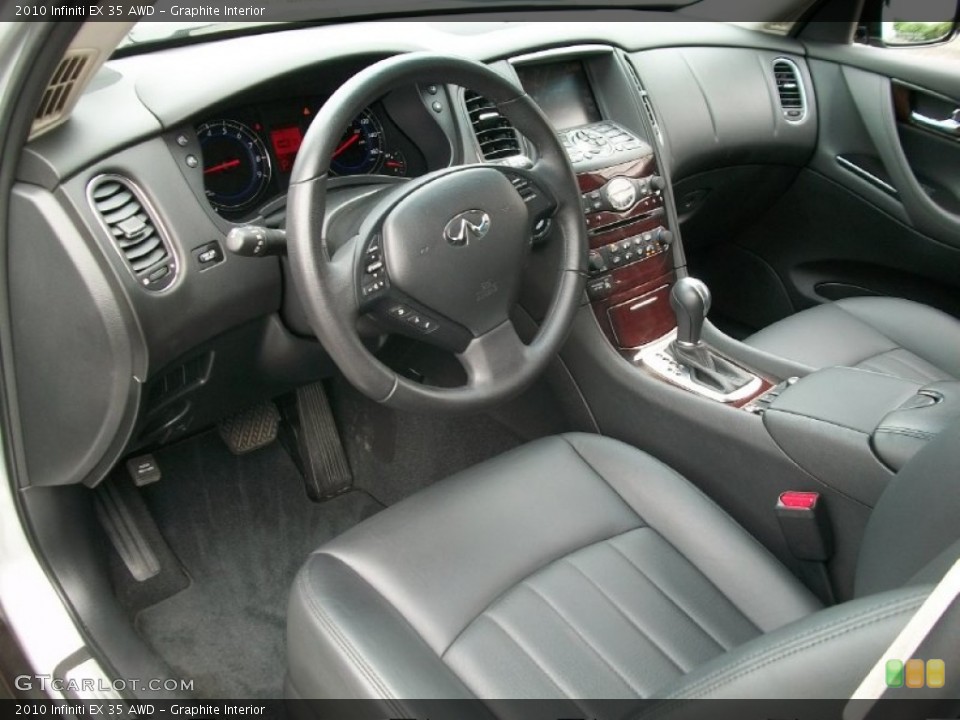 Graphite Interior Prime Interior for the 2010 Infiniti EX 35 AWD #50603358