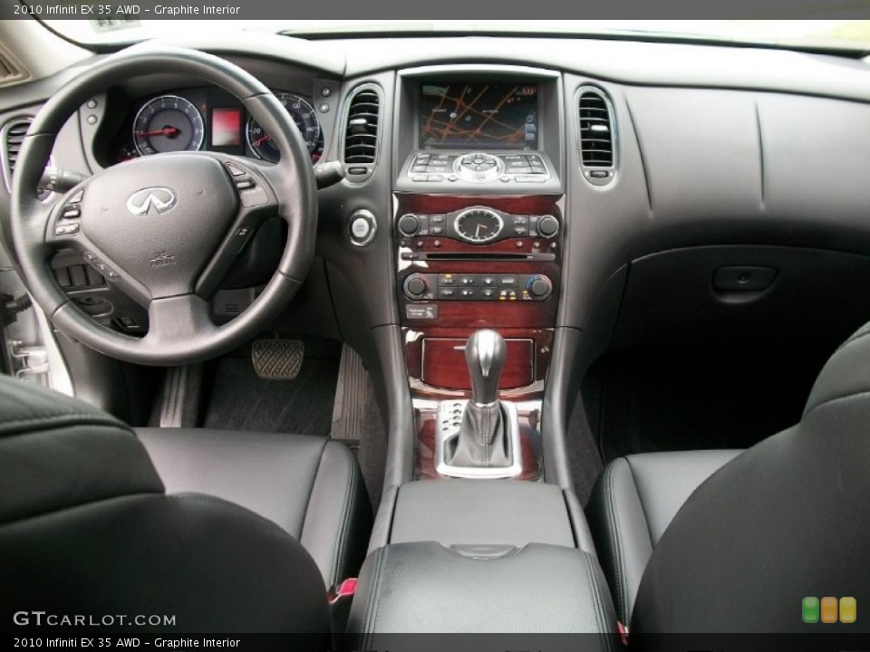 Graphite Interior Dashboard for the 2010 Infiniti EX 35 AWD #50603405