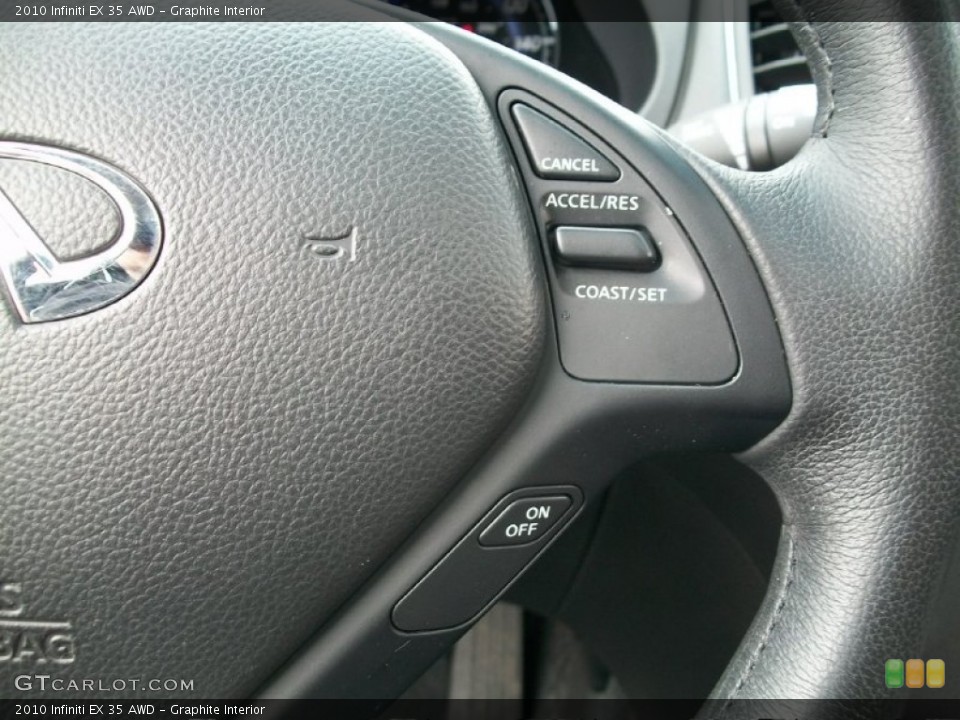 Graphite Interior Controls for the 2010 Infiniti EX 35 AWD #50603451