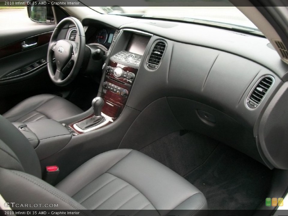 Graphite Interior Dashboard for the 2010 Infiniti EX 35 AWD #50603607