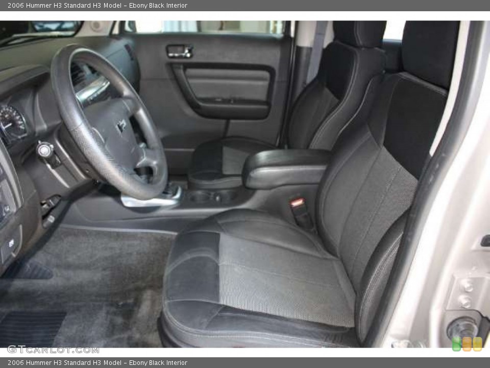Ebony Black Interior Photo for the 2006 Hummer H3  #50603904