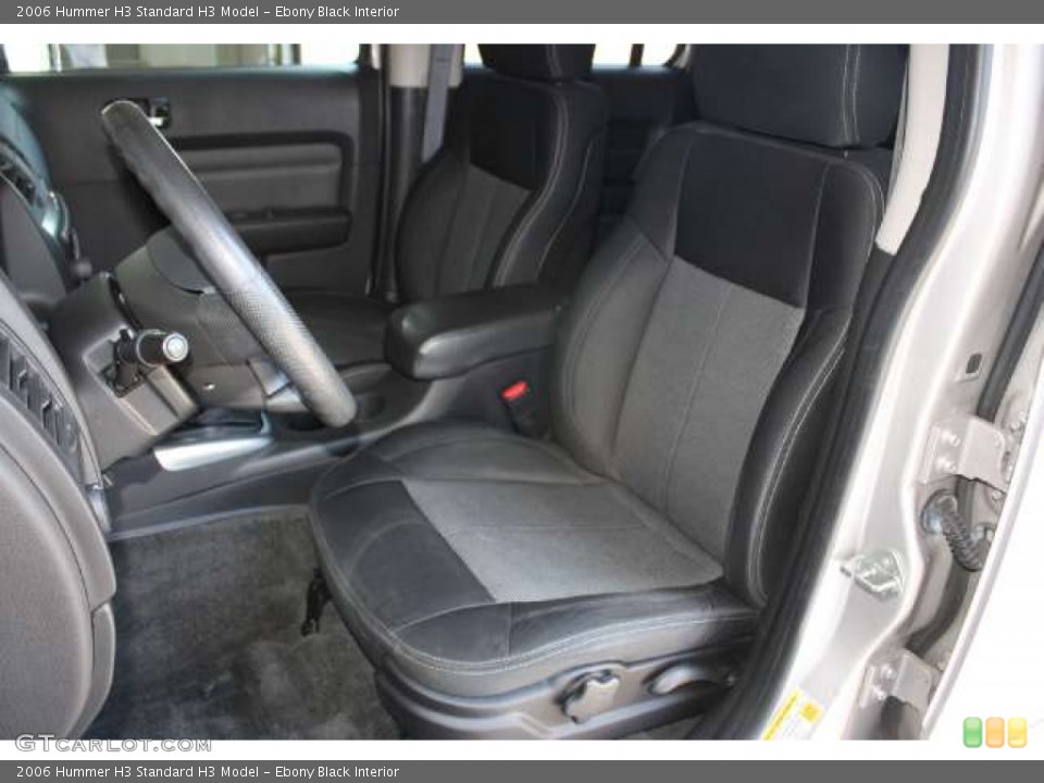 Ebony Black Interior Photo for the 2006 Hummer H3  #50603919