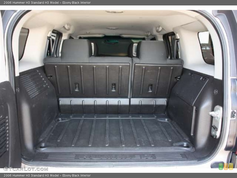 Ebony Black Interior Trunk for the 2006 Hummer H3  #50604070
