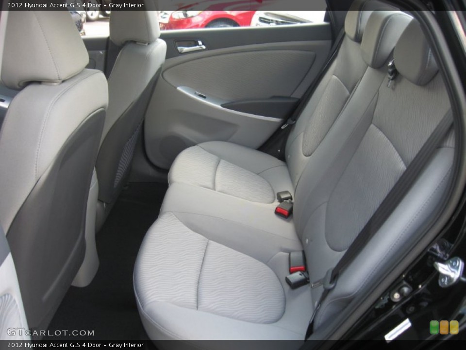 Gray Interior Photo for the 2012 Hyundai Accent GLS 4 Door #50606776