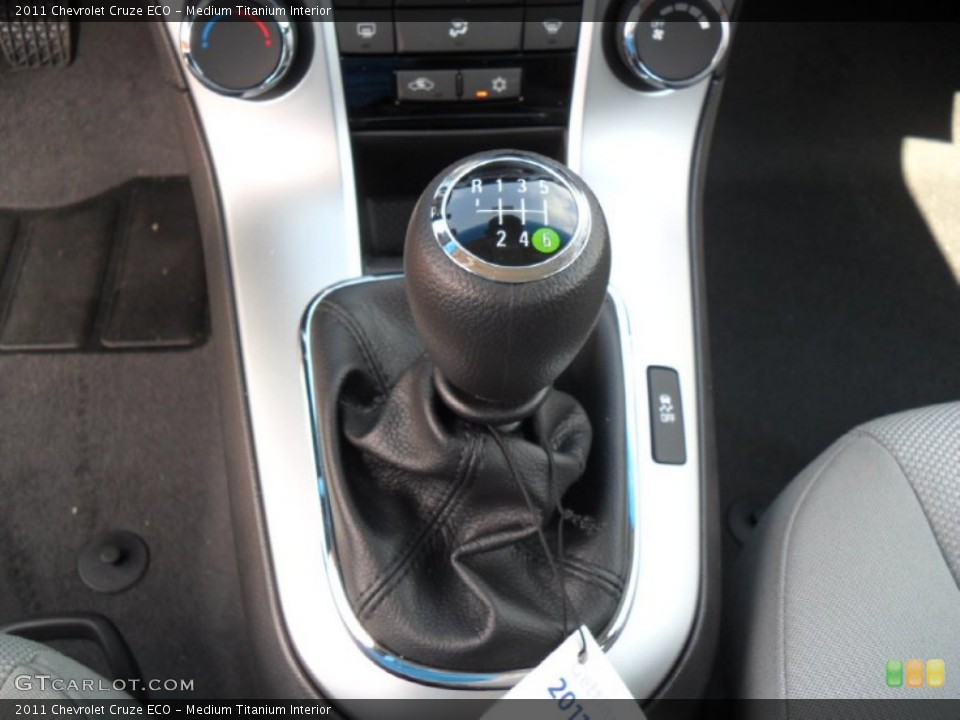 Medium Titanium Interior Transmission for the 2011 Chevrolet Cruze ECO #50607681