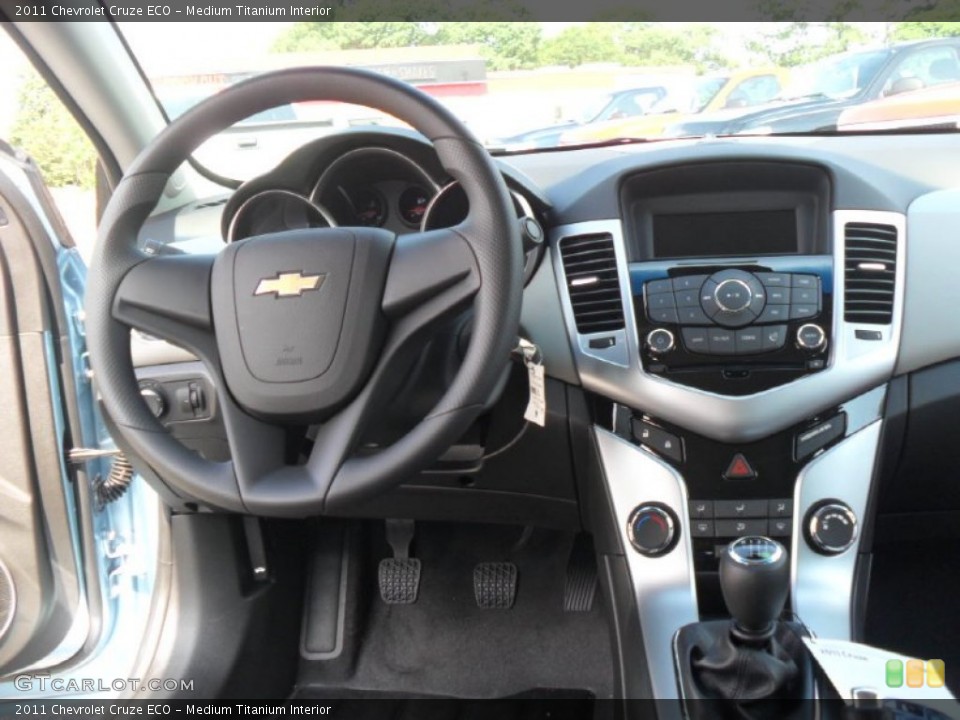 Medium Titanium Interior Dashboard for the 2011 Chevrolet Cruze ECO #50607756