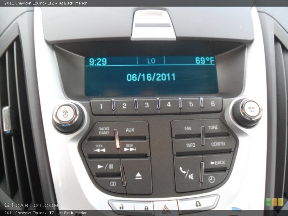 Jet Black Interior Controls for the 2011 Chevrolet Equinox LTZ #50608431