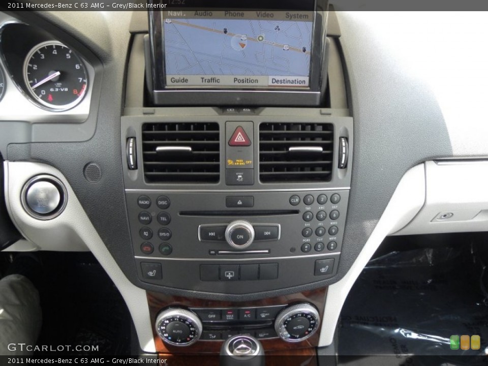 Grey/Black Interior Controls for the 2011 Mercedes-Benz C 63 AMG #50608701