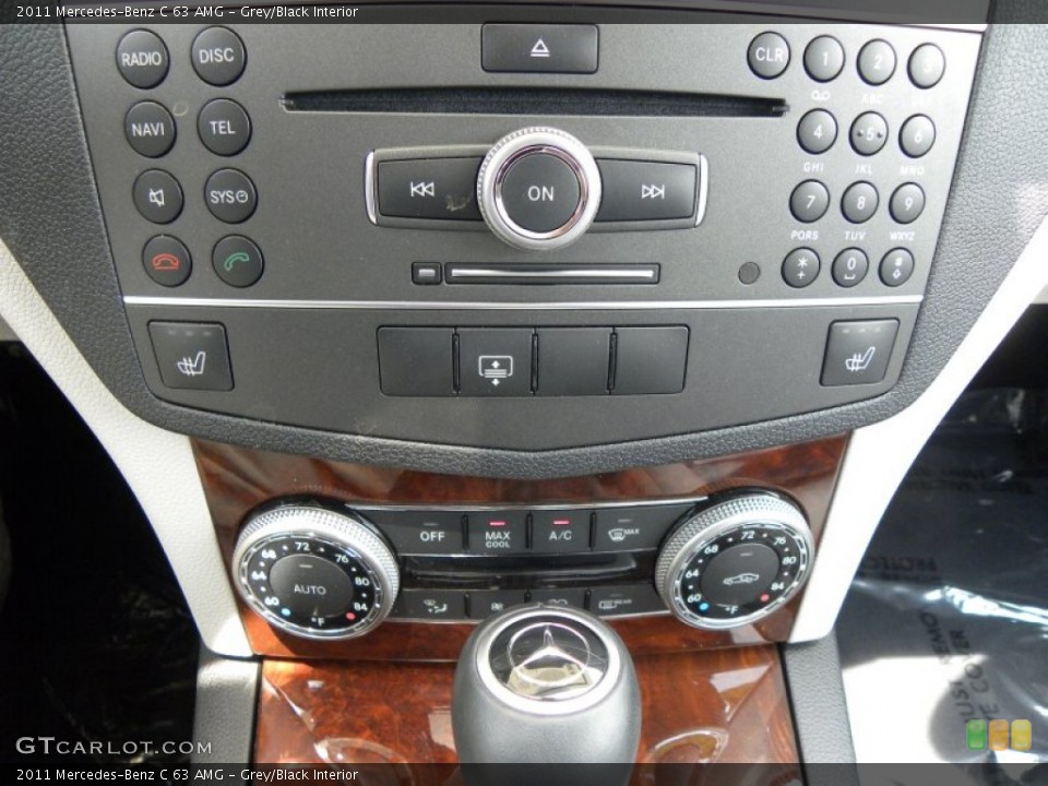 Grey/Black Interior Controls for the 2011 Mercedes-Benz C 63 AMG #50608713