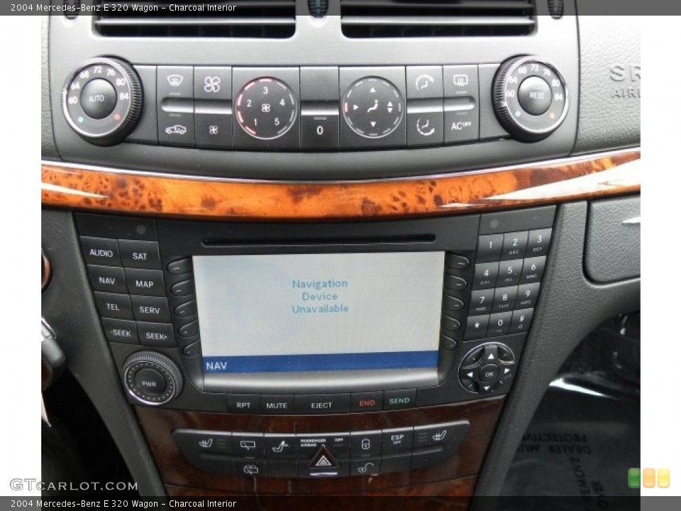 Charcoal Interior Controls for the 2004 Mercedes-Benz E 320 Wagon #50610006