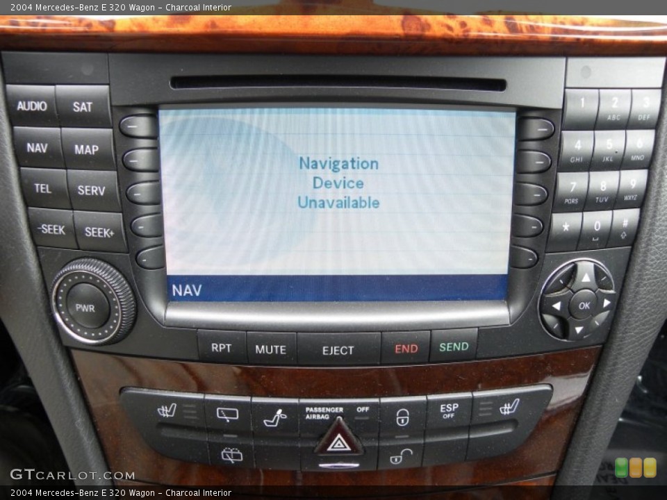 Charcoal Interior Navigation for the 2004 Mercedes-Benz E 320 Wagon #50610019