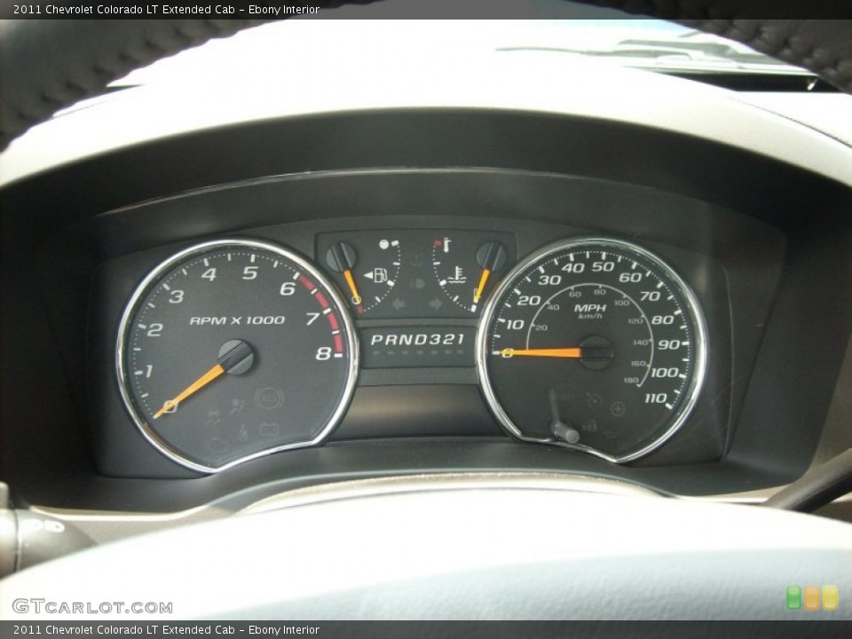 Ebony Interior Gauges for the 2011 Chevrolet Colorado LT Extended Cab #50611596
