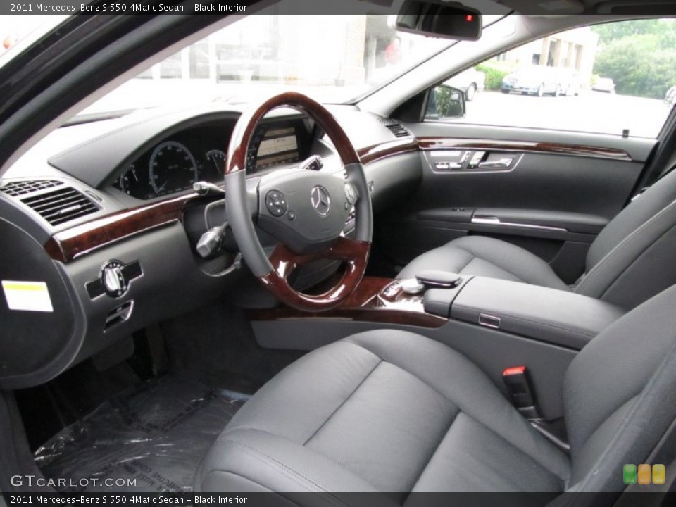 Black Interior Photo for the 2011 Mercedes-Benz S 550 4Matic Sedan #50612301