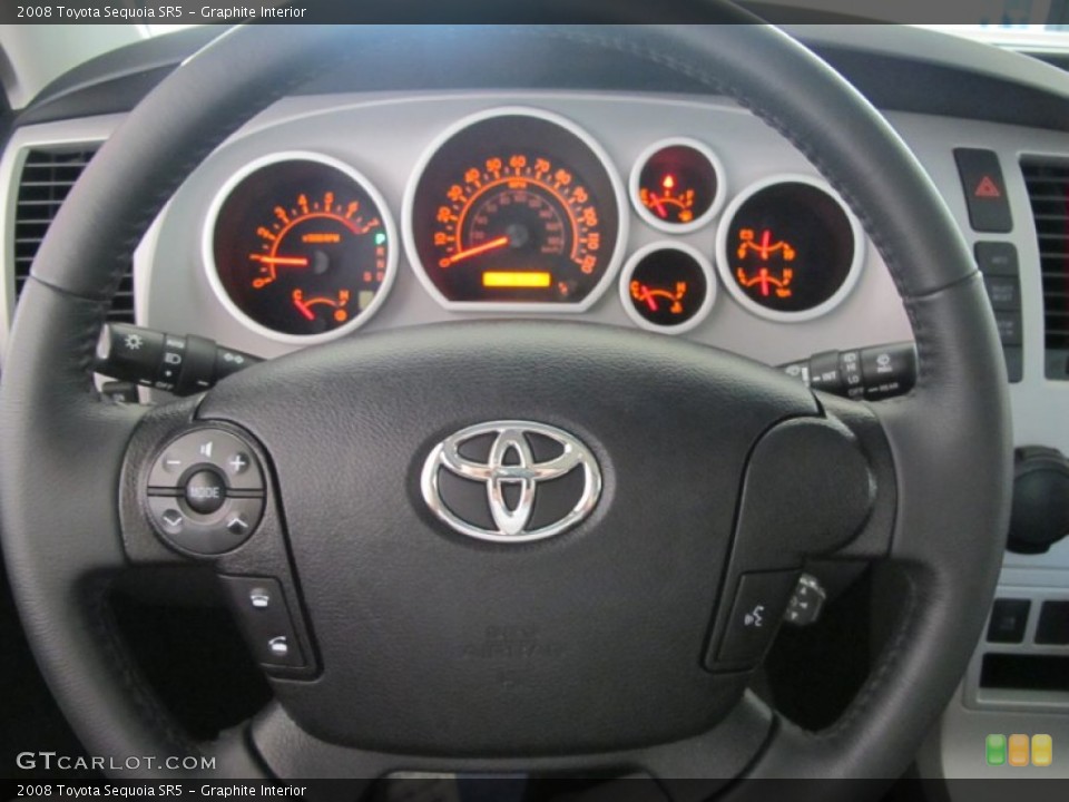 Graphite Interior Steering Wheel for the 2008 Toyota Sequoia SR5 #50612605