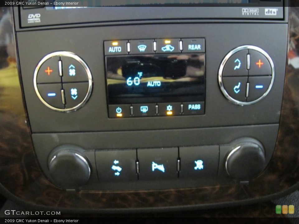 Ebony Interior Controls for the 2009 GMC Yukon Denali #50613618