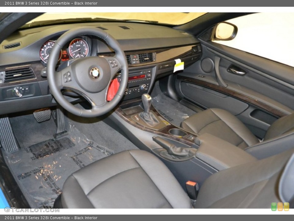 Black Interior Photo for the 2011 BMW 3 Series 328i Convertible #50614347