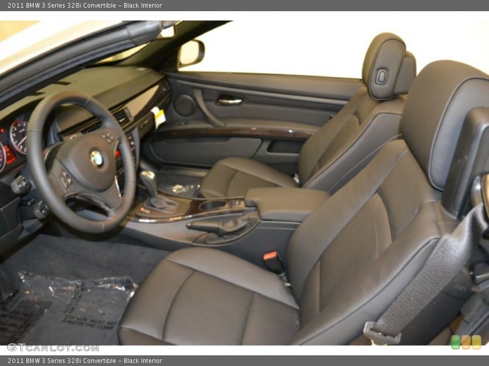 Black Interior Photo for the 2011 BMW 3 Series 328i Convertible #50614365