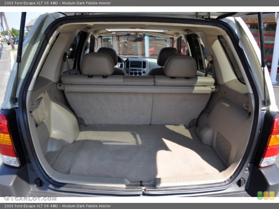 Medium Dark Pebble Interior Trunk for the 2003 Ford Escape XLT V6 4WD #50614968