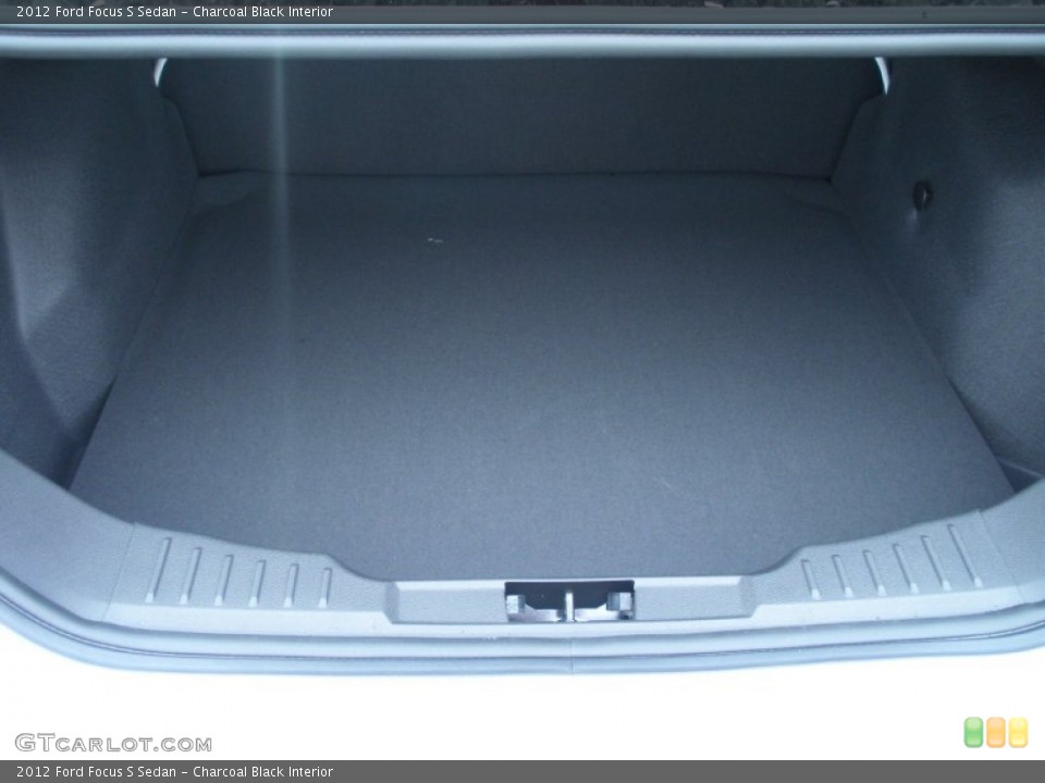 Charcoal Black Interior Trunk for the 2012 Ford Focus S Sedan #50615142