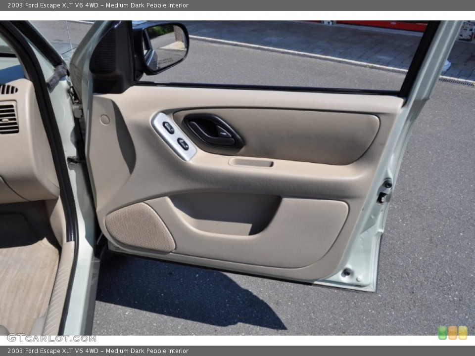 Medium Dark Pebble Interior Door Panel for the 2003 Ford Escape XLT V6 4WD #50615163