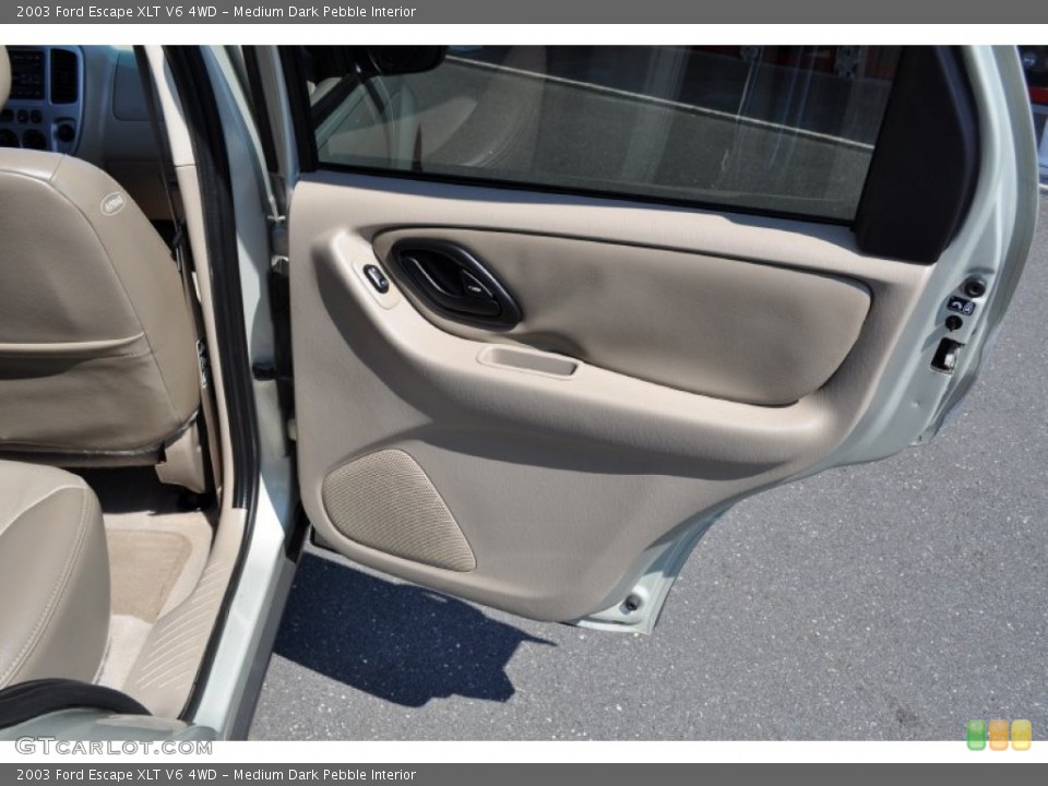 Medium Dark Pebble Interior Door Panel for the 2003 Ford Escape XLT V6 4WD #50615181