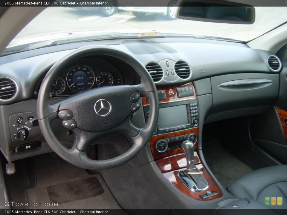 Charcoal Interior Dashboard for the 2005 Mercedes-Benz CLK 500 Cabriolet #50615394