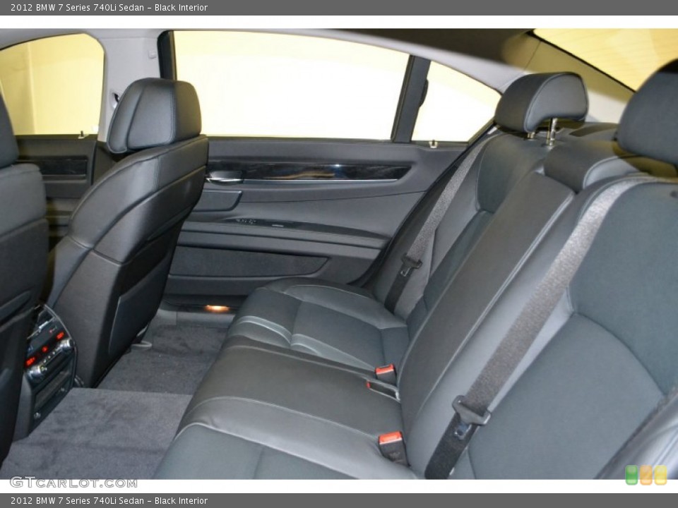 Black Interior Photo for the 2012 BMW 7 Series 740Li Sedan #50616150