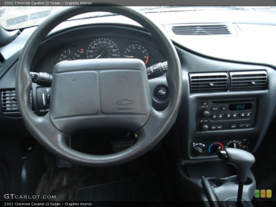 Graphite Interior Dashboard for the 2002 Chevrolet Cavalier LS Sedan #50616252