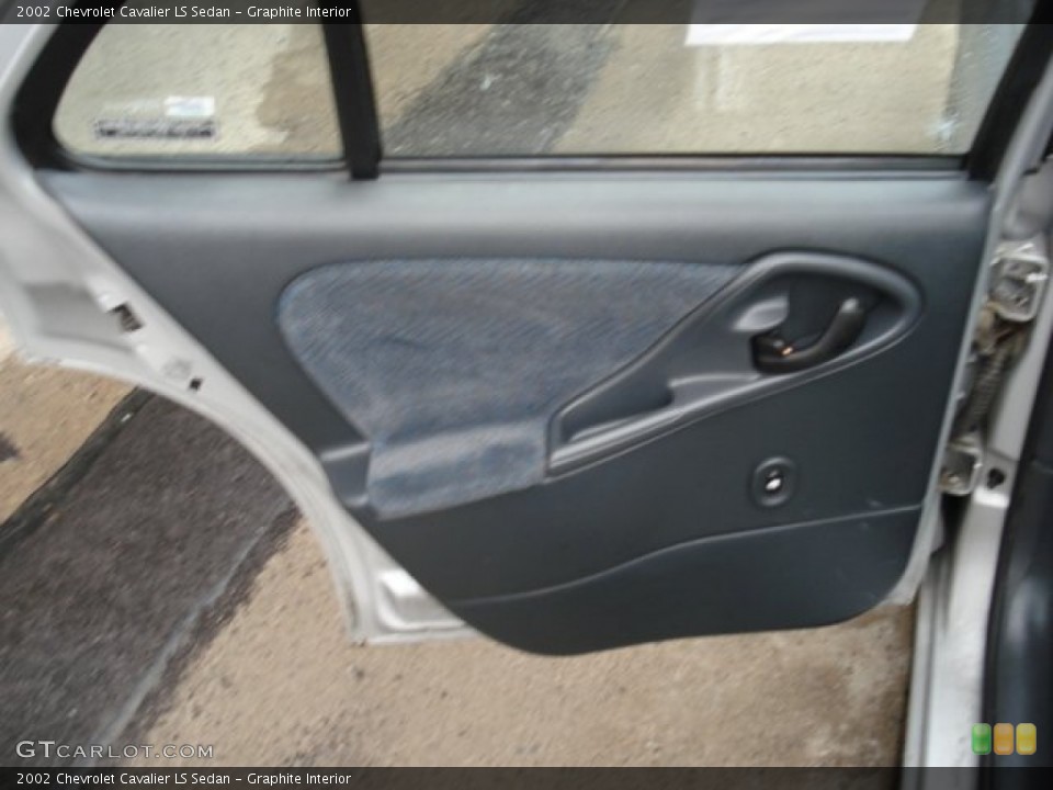 Graphite Interior Door Panel for the 2002 Chevrolet Cavalier LS Sedan #50616294