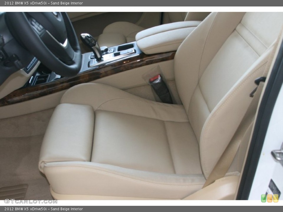 Sand Beige Interior Photo for the 2012 BMW X5 xDrive50i #50616663