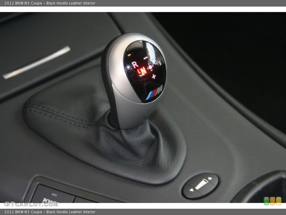 Black Novillo Leather Interior Transmission for the 2011 BMW M3 Coupe #50619003