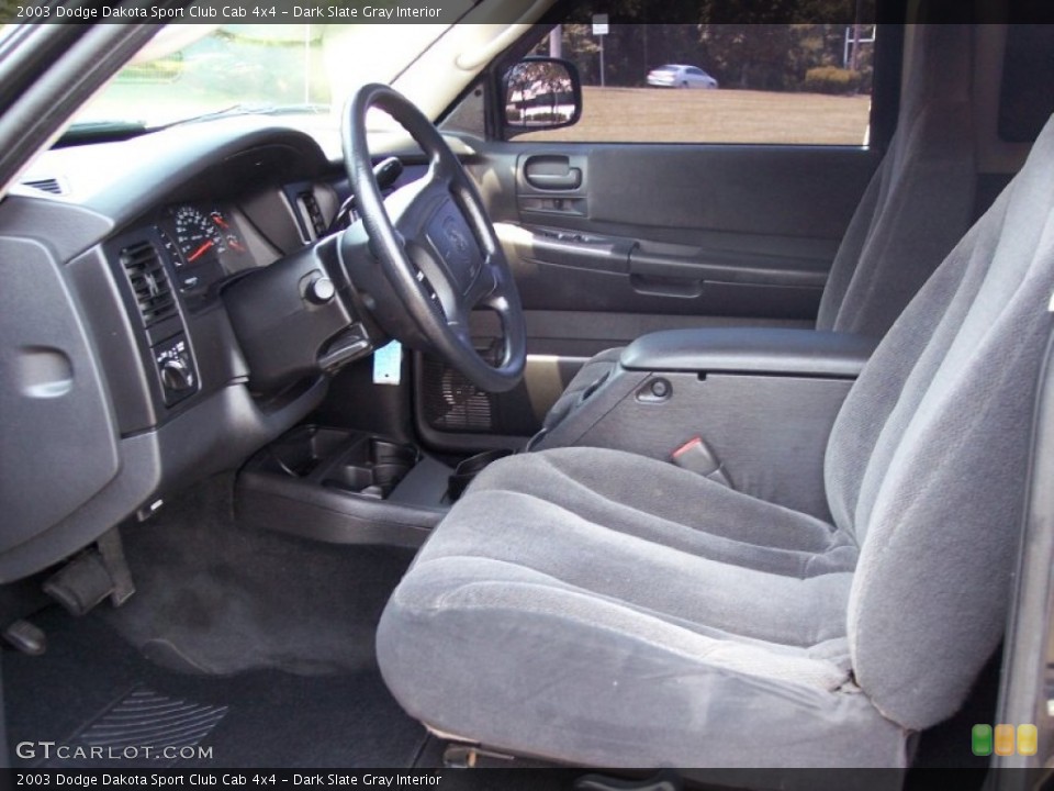 Dark Slate Gray Interior Photo for the 2003 Dodge Dakota Sport Club Cab 4x4 #50619616