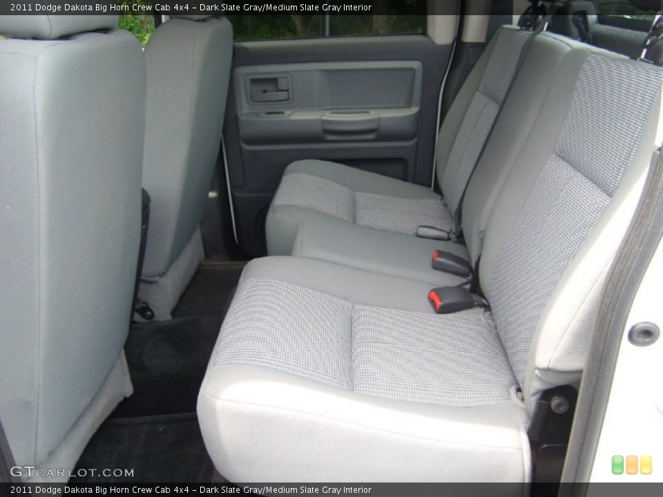 Dark Slate Gray/Medium Slate Gray Interior Photo for the 2011 Dodge Dakota Big Horn Crew Cab 4x4 #50619801